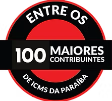 Selo: entre os 100 maiores contribuintes de ICMS da Paraíba